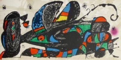 Joan Miró - Miro sculpteur, Iran, 1974 Lithographie 2