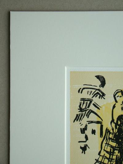 Marc CHAGALL (d’après) - Le violon vert, 1970 - Lithographie en couleurs 2