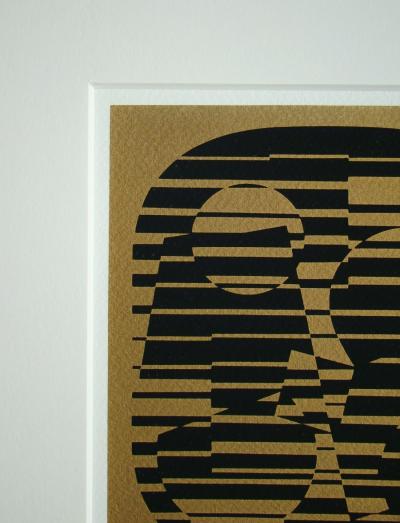 Victor VASARELY (d’après) - Zeta, 1970 - Sérigraphie en couleurs 2