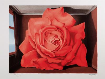 René Magritte (after) - The Tomb of the Wrestlers - Numbered lithograph 2