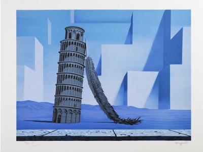 René Magritte - La Nuit de Pise Lithographie 2