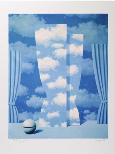 René Magritte - La Peine Perdue, Lithographie 2