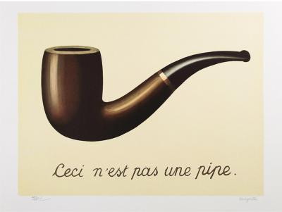 René Magritte - La Trahison des Images Lithographie 2