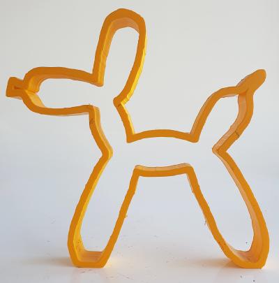 SpyDDy - chien Koons , 2024 - Sculpture pop street art 2