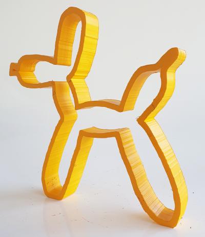 SpyDDy - chien Koons , 2024 - Sculpture pop street art 2