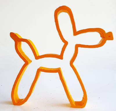 SpyDDy - chien Koons , 2024 - Sculpture pop street art 2