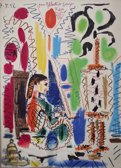 Pablo PICASSO - The Cannes workshop - Book and color lithograph 2