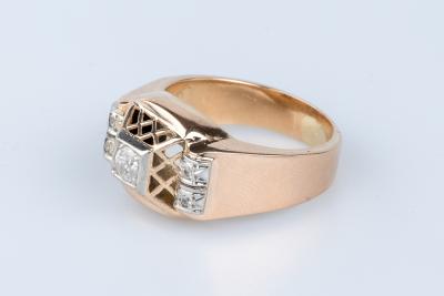 Bague en or rose 18 cts 2