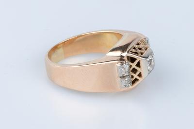 Bague en or rose 18 cts 2