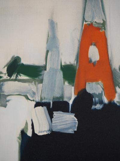 Nicolas de STAEL : Paris : La Tour Eiffel - Lithographie 2