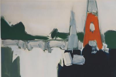Nicolas de STAEL (d’après) : Paris : La Tour Eiffel - Lithographie 2