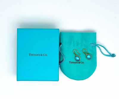 Tiffany & Co - boucles d’oreilles or jaune et topaze par Paloma Picasso 2
