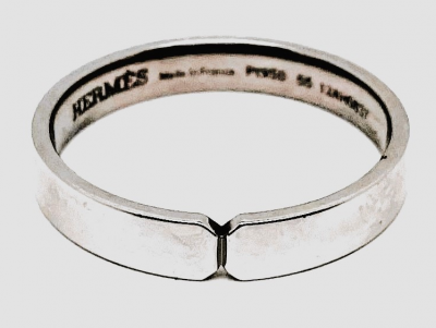 Hermès - bague alliance Ever Kelly platine grand modèle 2