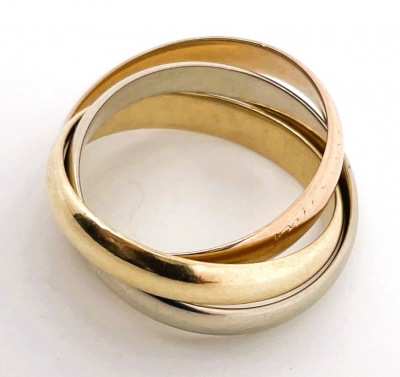 Cartier - Trinity ring 3 golds medium model 2