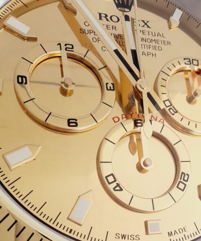 Orologio da parete ¬ Rivenditori Rolex Daytona Oro 2