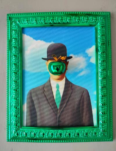 Sagrasse - I’m Sorry Magritte - Resine et poudre de marbre 2
