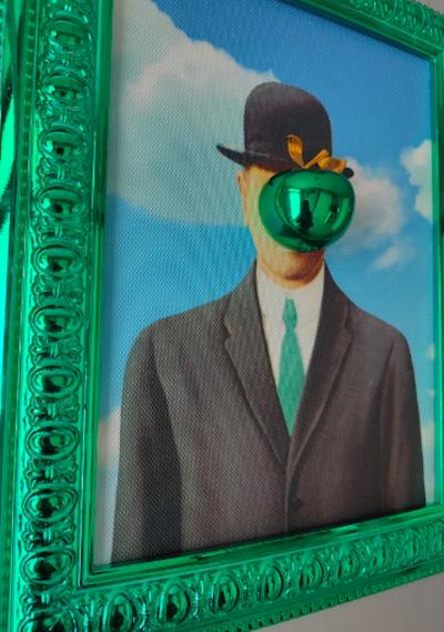Sagrasse - I’m Sorry Magritte - Resine et poudre de marbre 2