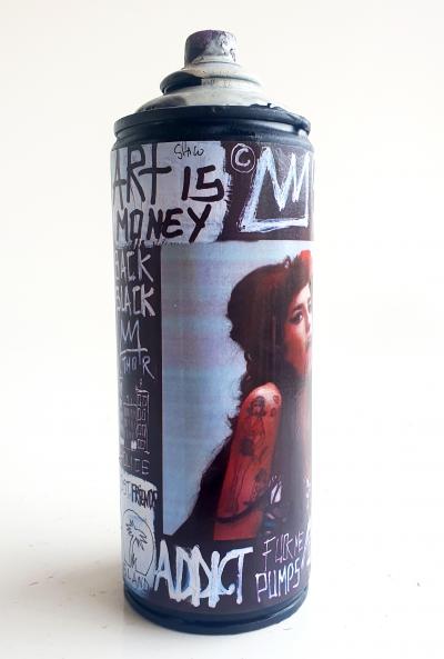SPACO - Bombe Amy Winehouse , 2024  - Sculpture pop street art 2