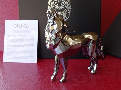 Richard Orlinski - Wolf, 2023 - sculpture 2