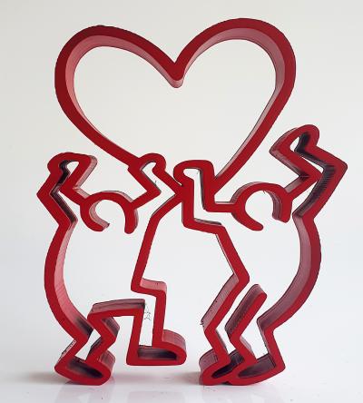 SpyDDy - Amour Haring , 2024 - Sculpture pop street art 2