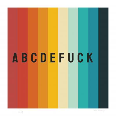 Mr Strange - ABCDEFUCK, 2024 - Giclée sur papier 2