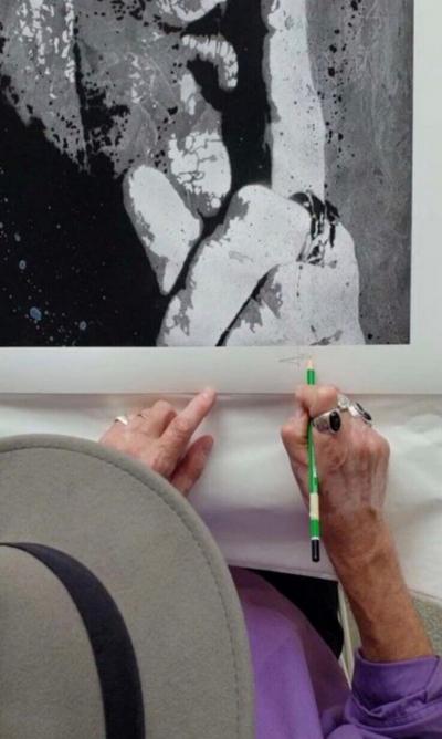 Jef Aerosol - Silence circa 2022  Tirage pigmentaire signé au crayon 2