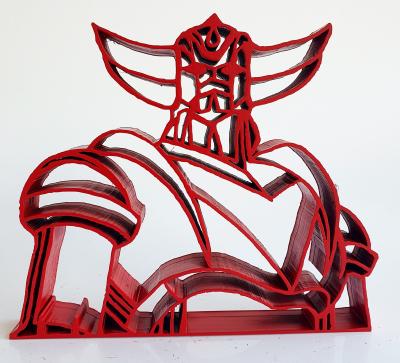 SpyDDy -  Goldorak  , 2024 - Sculpture pop street art 2
