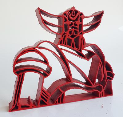 SpyDDy -  Goldorak  , 2024 - Sculpture pop street art 2