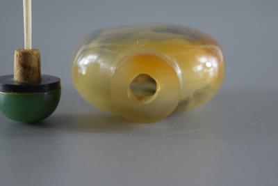 Flacon tabatière en agate - Chine - Fin du XIX siècle 2
