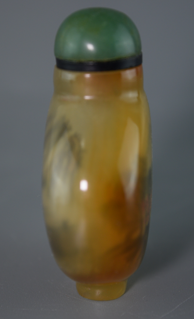 Flacon tabatière en agate - Chine - Fin du XIX siècle 2