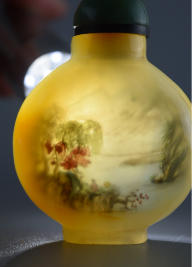 Flacon tabatière en agate - Chine - Fin du XIX siècle 2
