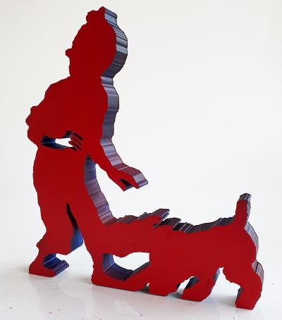 SpyDDy - Tintin & Milou , 2024 - Sculpture pop street art 2
