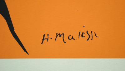 Henri MATISSE (d’après) - Danseuse Acrobatique, 1970 -Sérigraphie signée 2