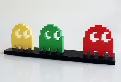 PYB - Pacman fantoms invader , 2024 - Sculpture pop street art 2