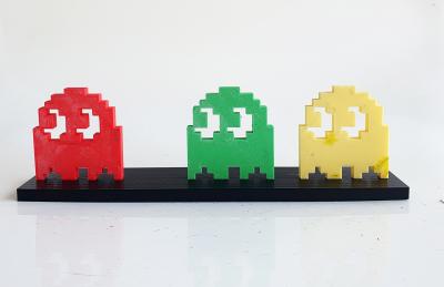 PYB - Pacman fantoms invader , 2024 - Sculpture pop street art 2