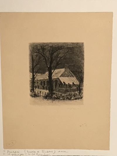 Jean Frélaut - Lot de 2 Gravures Le Grand Meaulnes 1946 - Eau-forte signées 2