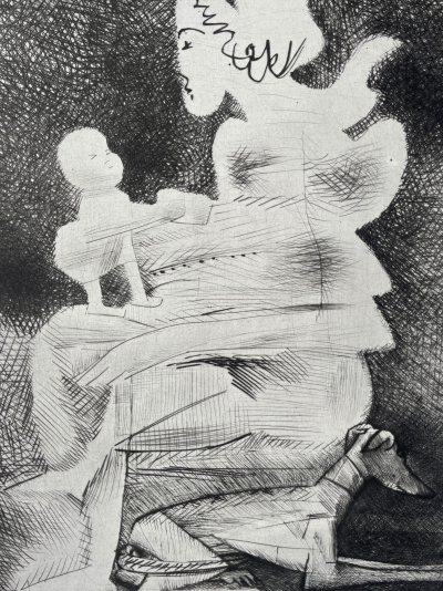 Javier Vilato - Femme et enfant - Gravure numérotée & signée 2