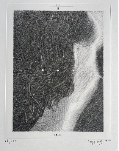Sonja HOPF - Face, 1994 Original engraving numbered & signed 2
