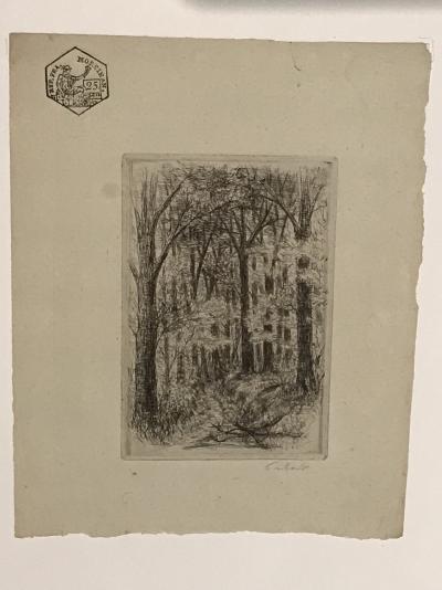 Jean Frélaut - Lot de 2 Gravures Le Grand Meaulnes 1946 - Eau-forte signées 2