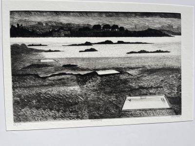 Jacques Ramondot - Huitrières Etching numbered & signed 2