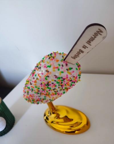 Sagrasse - Normal is Boring Sprinkles - Résine et poudre de marbre 2