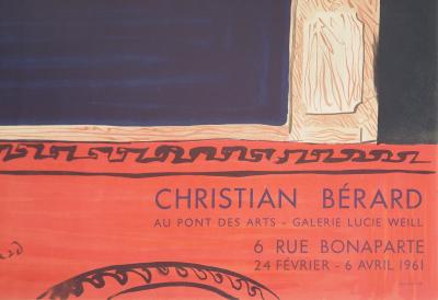 Christian BERARD : Jeu de cartes, Affiche en lithographie 2