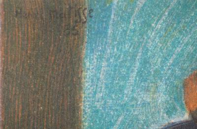 Henri MATISSE : Les yeux bleus, Lithographie signée 2