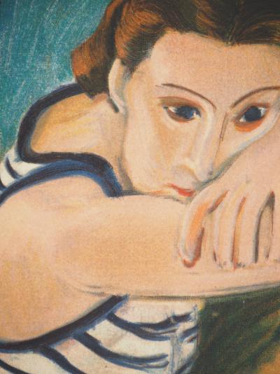Henri MATISSE : Les yeux bleus, Lithographie signée 2