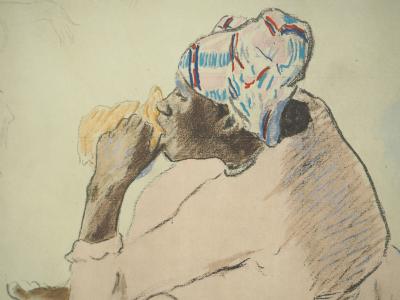 Paul GAUGUIN : Tahiti, Femmes Maoris, Lithographie et pochoir signée 2