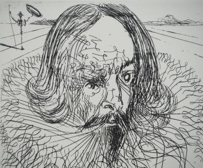 Salvador DALI : Cervantes, Gravure originale signée 2