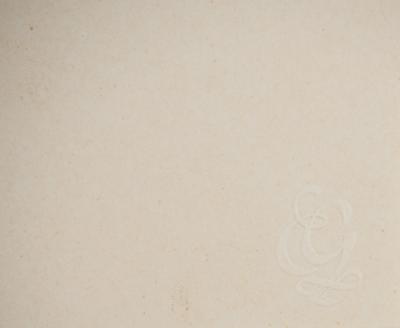 Auguste RODIN : Modèle se recoiffant, Lithographie et pochoir signé 2