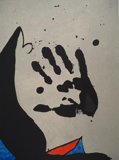 Joan Miró: Woman with a Bird, Original signed lithograph 2