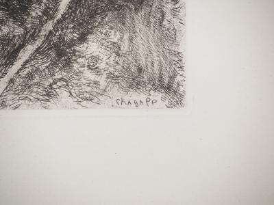Marc CHAGALL : Mort de Moïse, Gravure originale signée 2