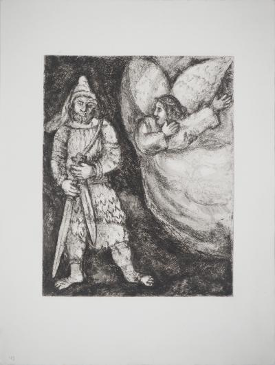Marc CHAGALL : Passage du Jourdain, Gravure originale signée 2